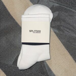 SPLITS59 LOGO STRIPE QUARTER SOCKS